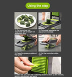 16-in-1 Vegetable Chopper & Mandoline Slicer