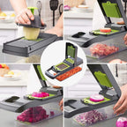 16-in-1 Vegetable Chopper & Mandoline Slicer