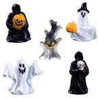 Mini Grim Reaper Halloween Figurine Set
