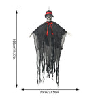 Hanging Skeleton Ghost Halloween Decoration