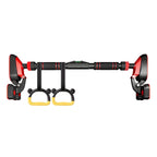 No-Drill Doorway Pull-Up Bar with Pull Straps
