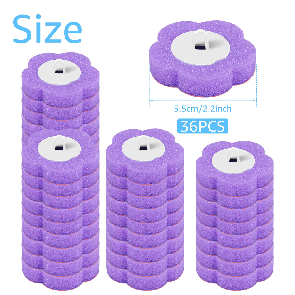Disposable Toilet Brush System with Replaceable Cleaning Heads
