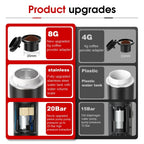 3-in-1 Portable Espresso Maker for Capsules & Ground Coffee