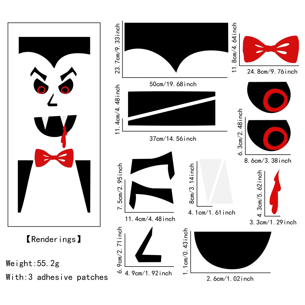 Halloween Felt Door & Window Decoration
