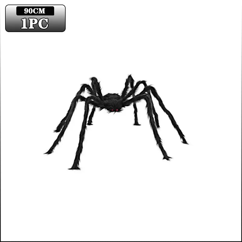 Giant Bendable Halloween Spider Decoration