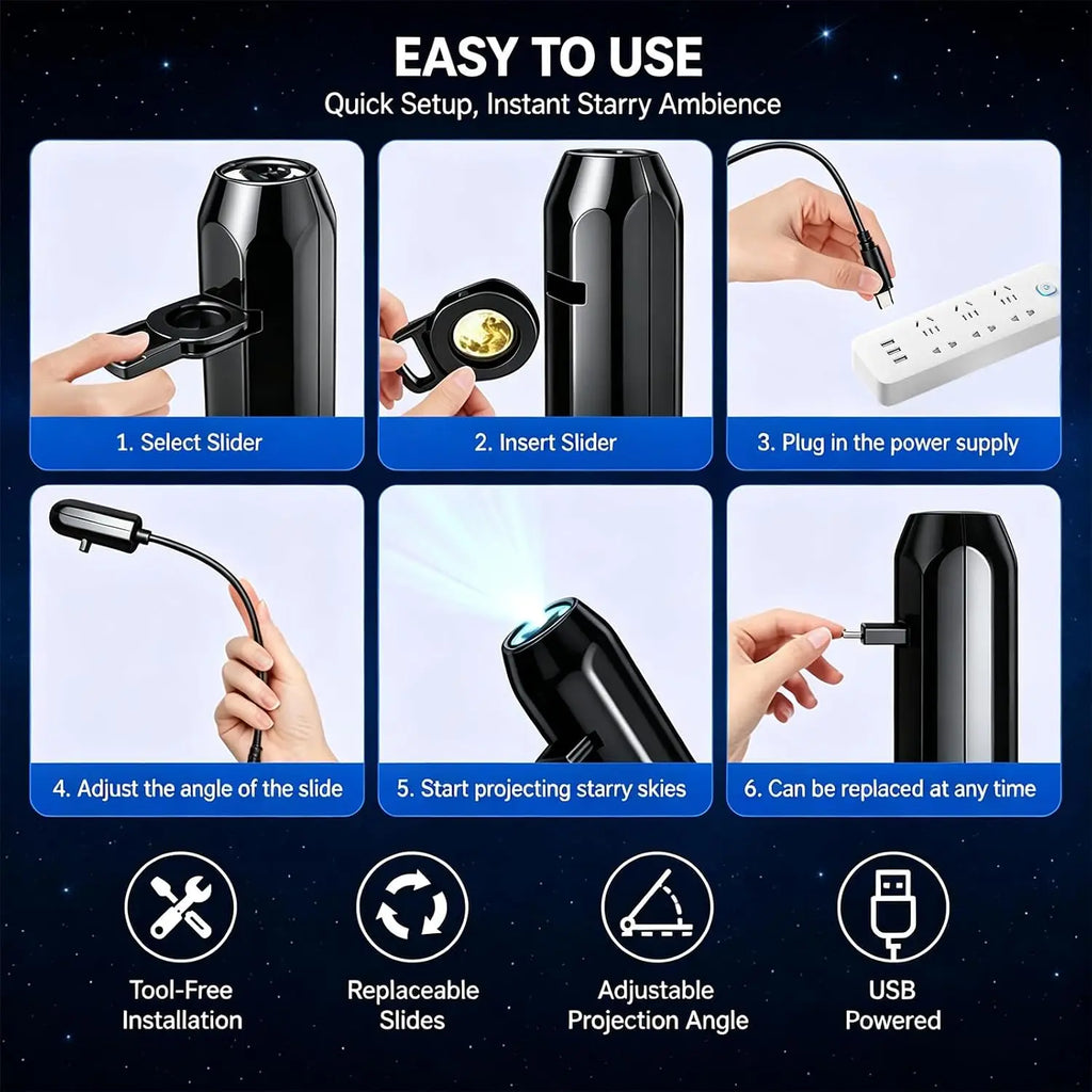 USB Halloween LED Projector Light
