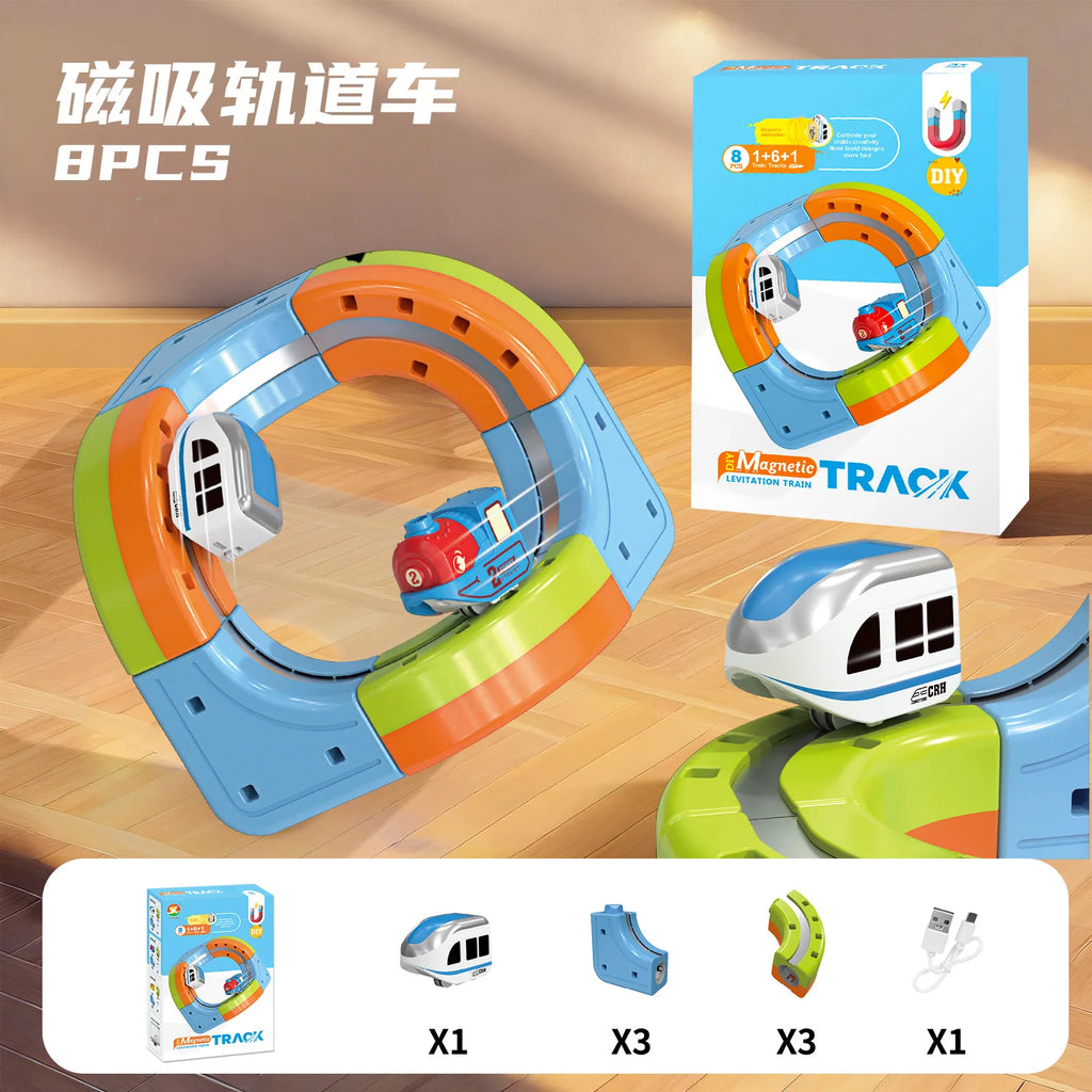 Electronic DIY Train Track Building Set