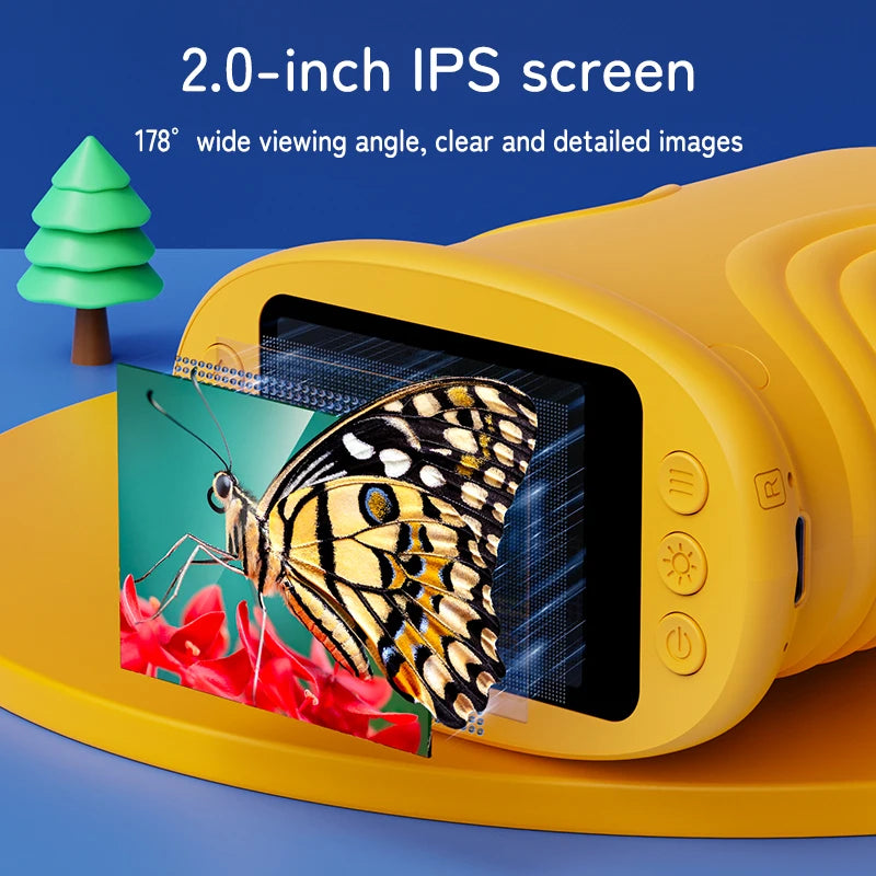1000X Rechargeable Digital Microscope with 2" Screen