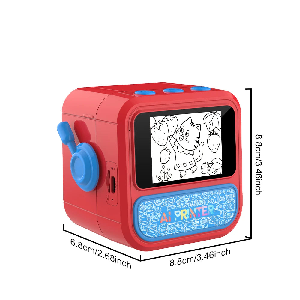 AI Voice Mini Thermal Sticker Printer