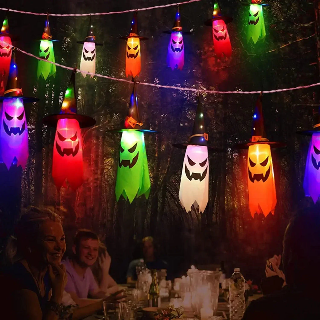 5-Piece LED Witch Hat String Lights