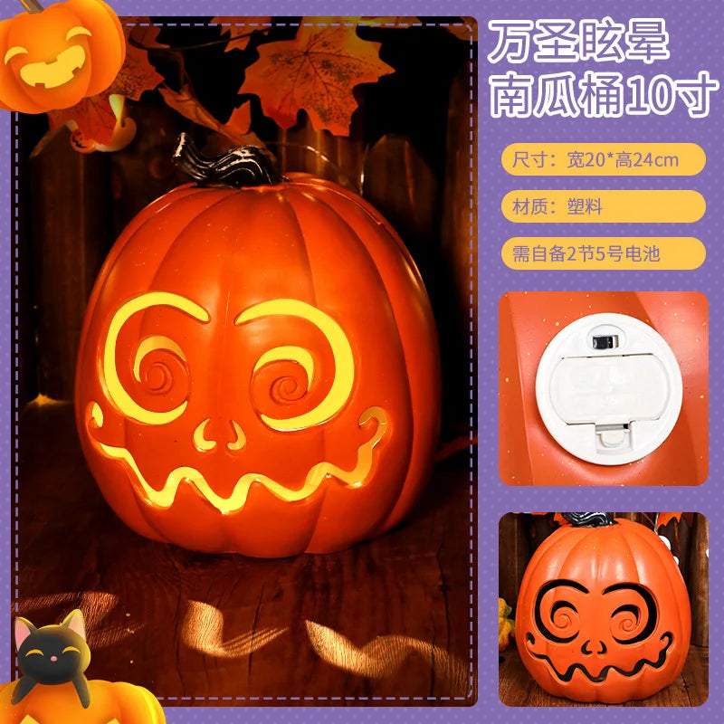 Vintage Light-Up Jack-O’-Lantern Pumpkin Decoration