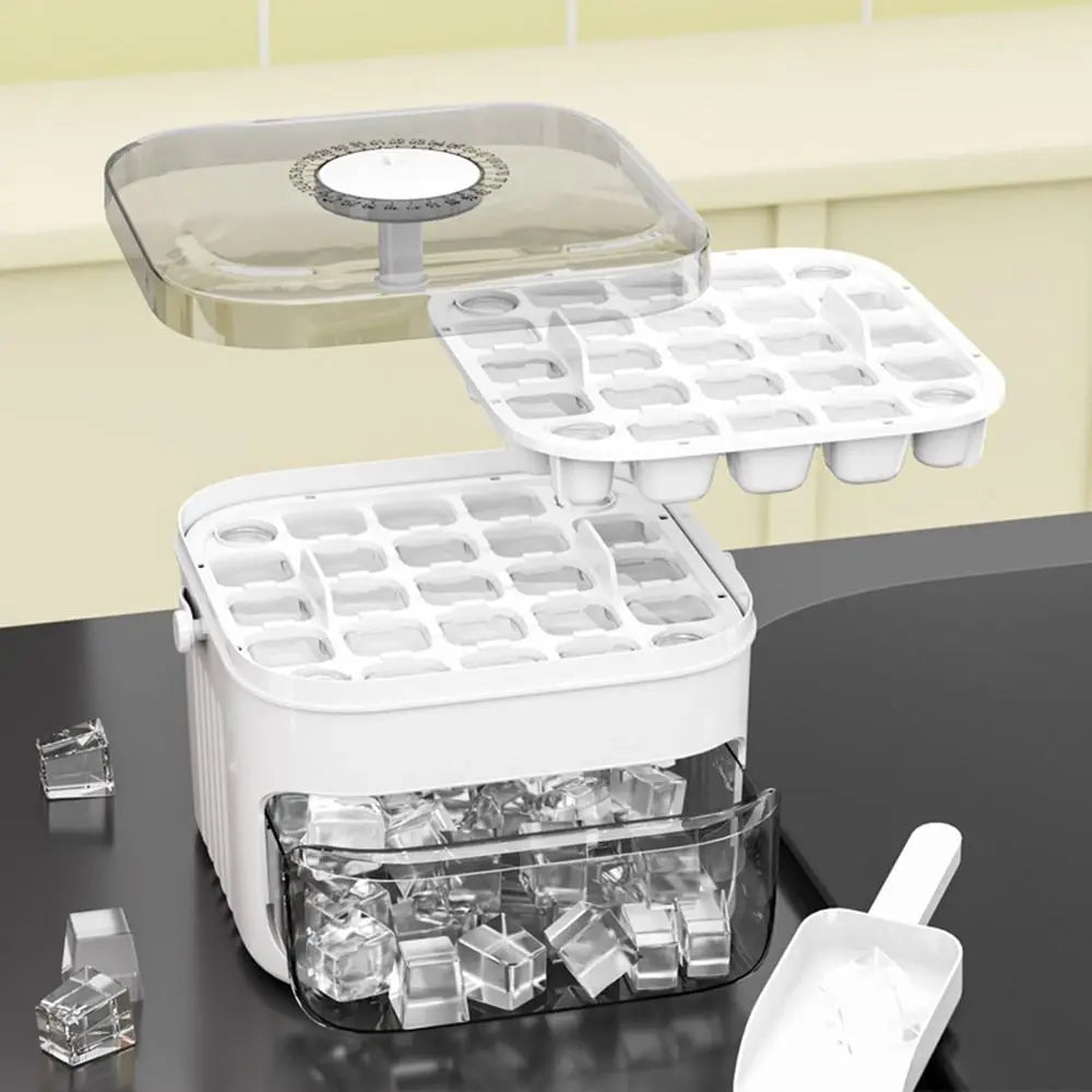 50-Cube Press-Release Ice Tray & Storage Box