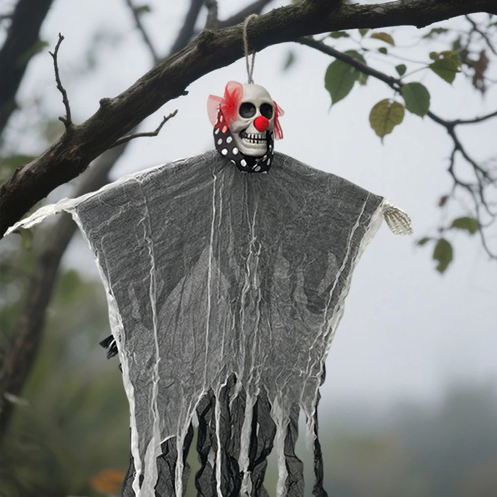 Hanging Skeleton Ghost Halloween Decoration