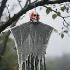 Hanging Skeleton Ghost Halloween Decoration