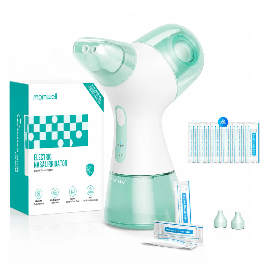 Rechargeable Nasal Irrigation System with Dual Tanks