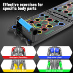 Foldable Multi-Position Push-Up Training Board