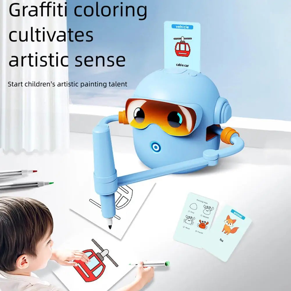Voice-Interactive Drawing Robot for Kids