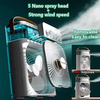 3-in-1 Mini Air Cooler, Humidifier & Night Light