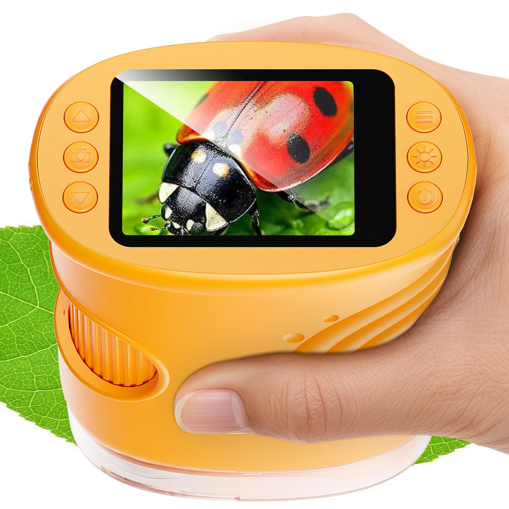 1000X Rechargeable Digital Microscope with 2" Screen