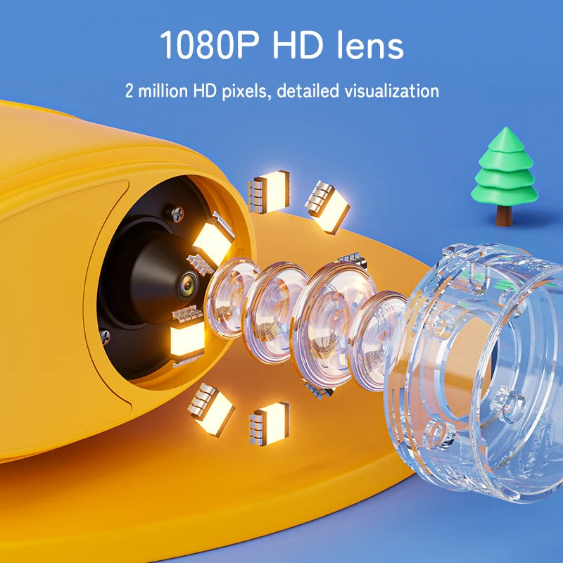 1000X Rechargeable Digital Microscope with 2" Screen