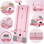 Foldable Pilates & Core Training Board with Resistance Cables