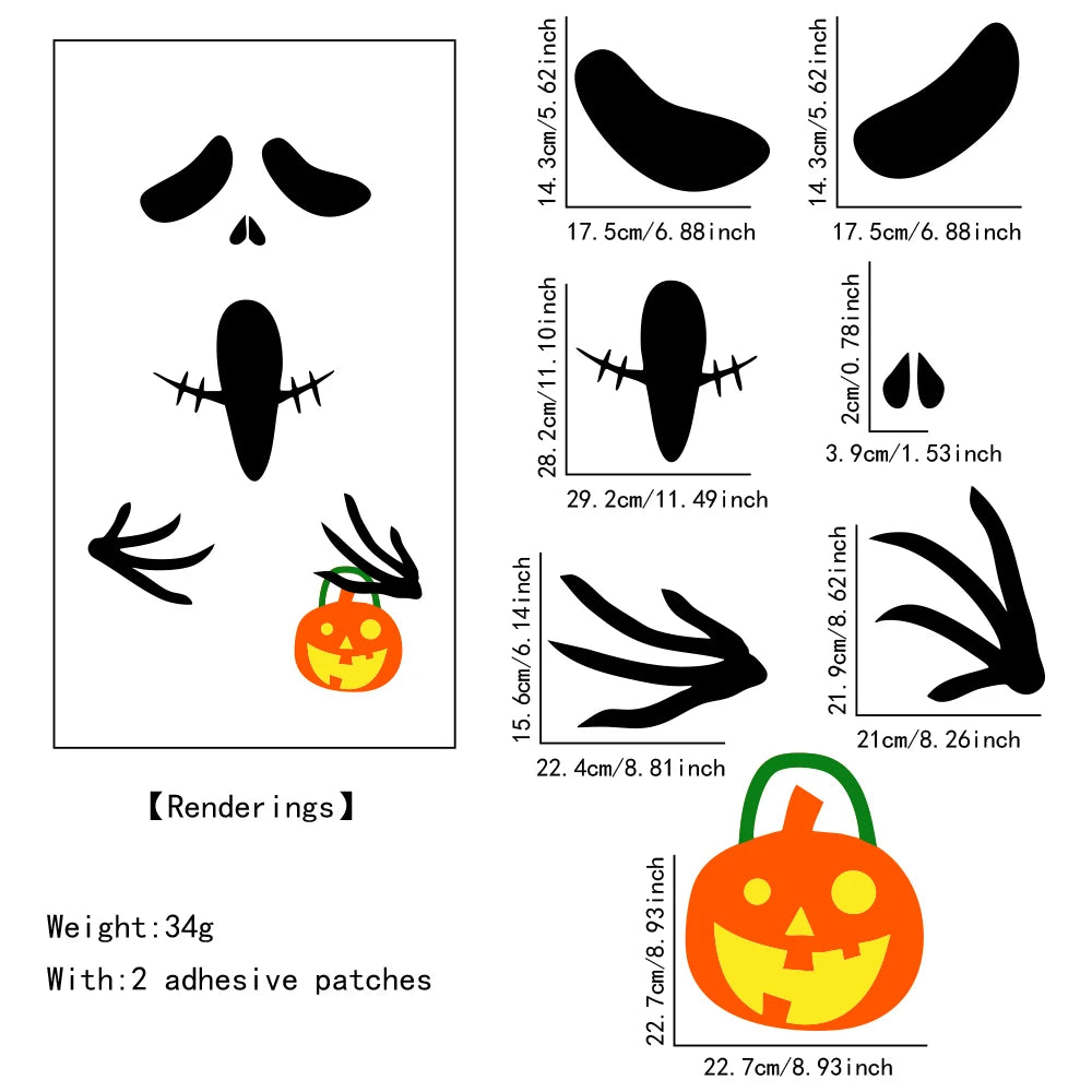 Halloween Felt Door & Window Decoration