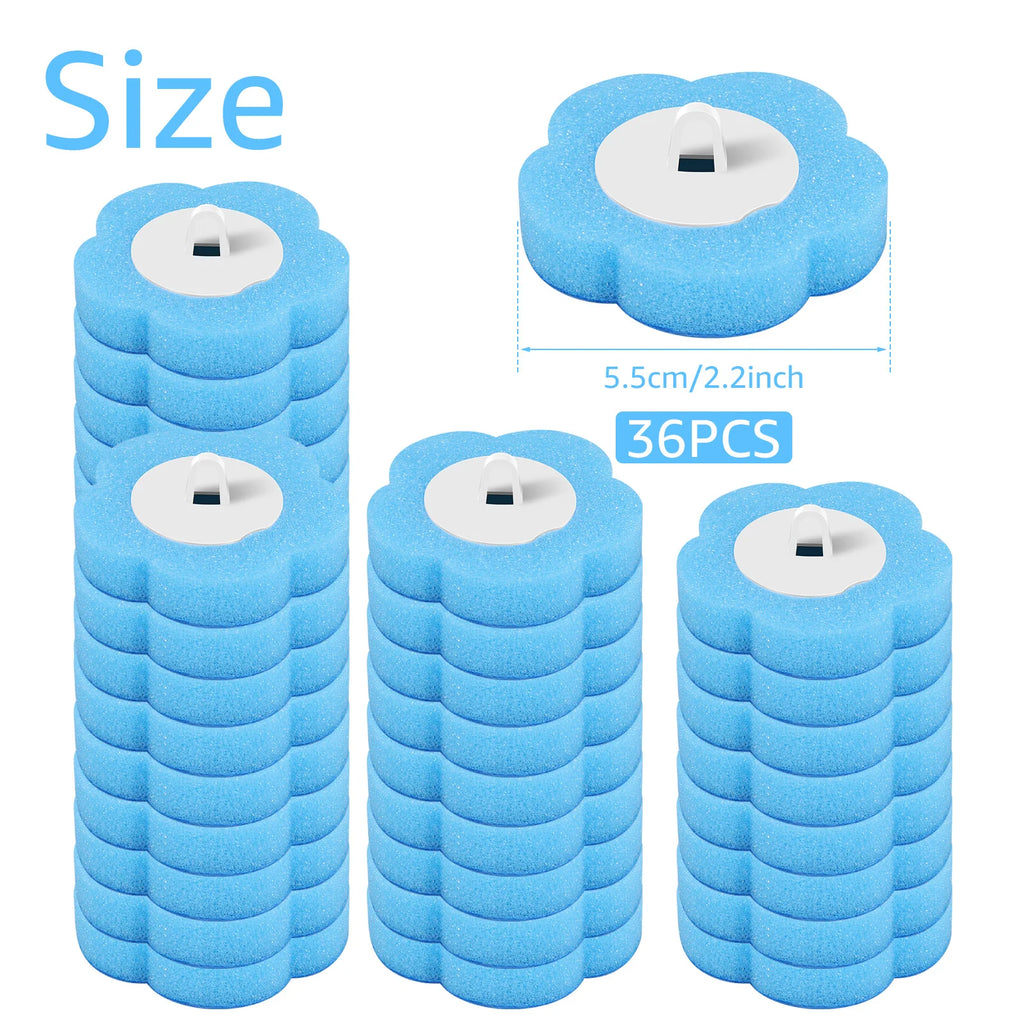Disposable Toilet Brush System with Replaceable Cleaning Heads