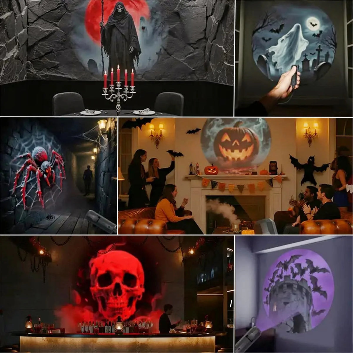 USB Halloween LED Projector Light