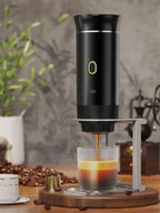 3-in-1 Portable Espresso Maker for Capsules & Ground Coffee