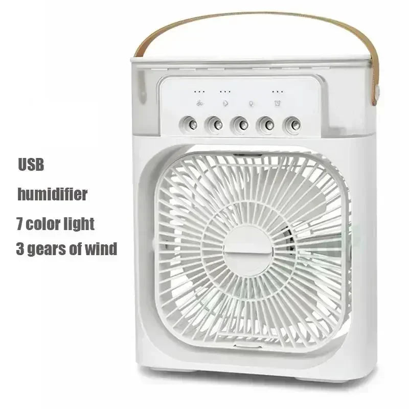 3-in-1 Mini Air Cooler, Humidifier & Night Light