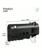 UV Toothbrush Holder & Toothpaste Dispenser