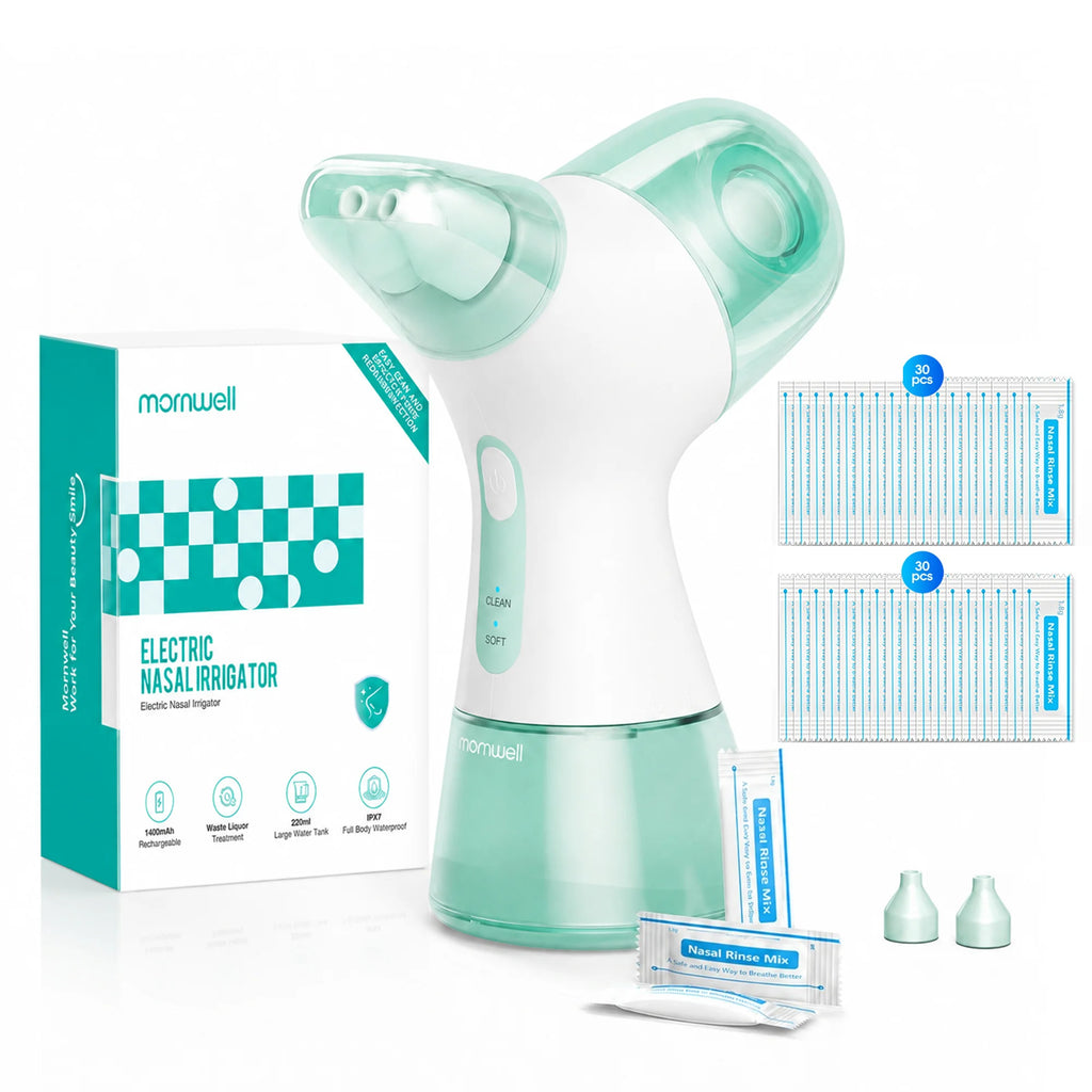 Rechargeable Nasal Irrigation System with Dual Tanks