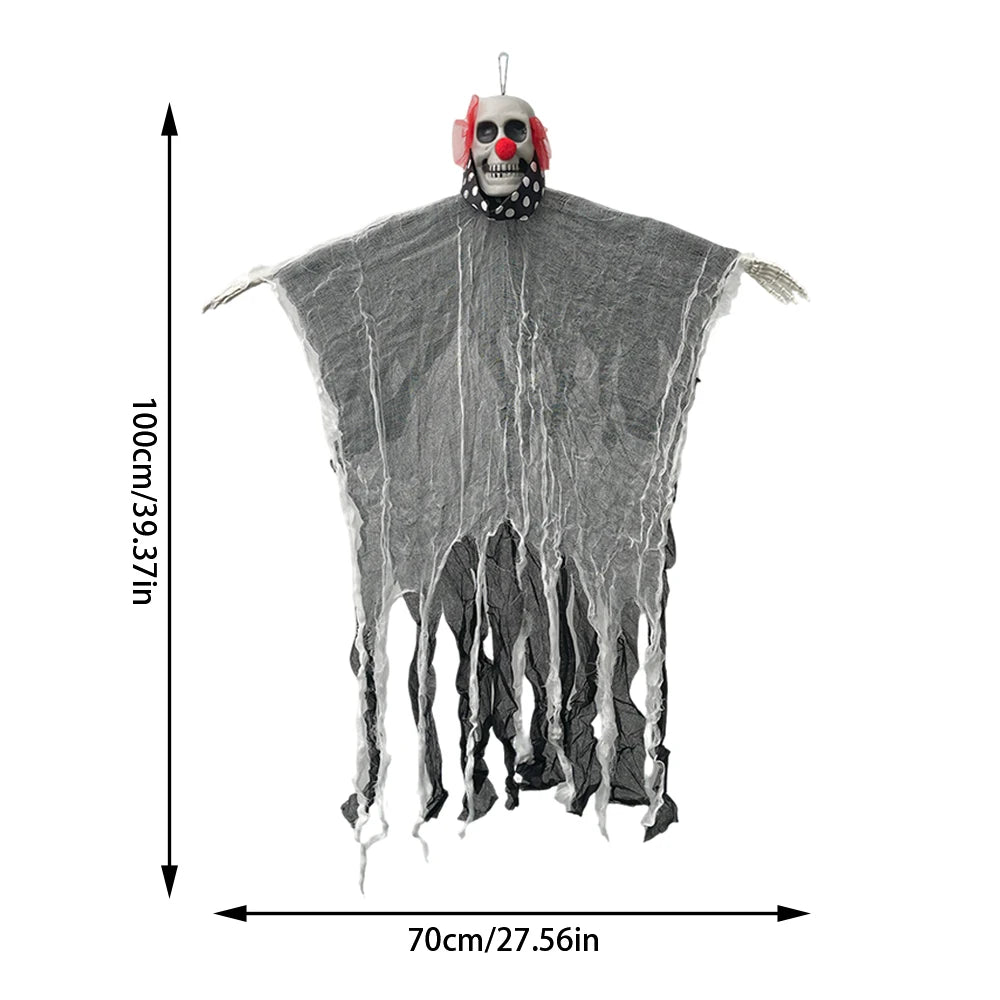 Hanging Skeleton Ghost Halloween Decoration