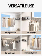 Wall-Mounted Retractable Clothesline