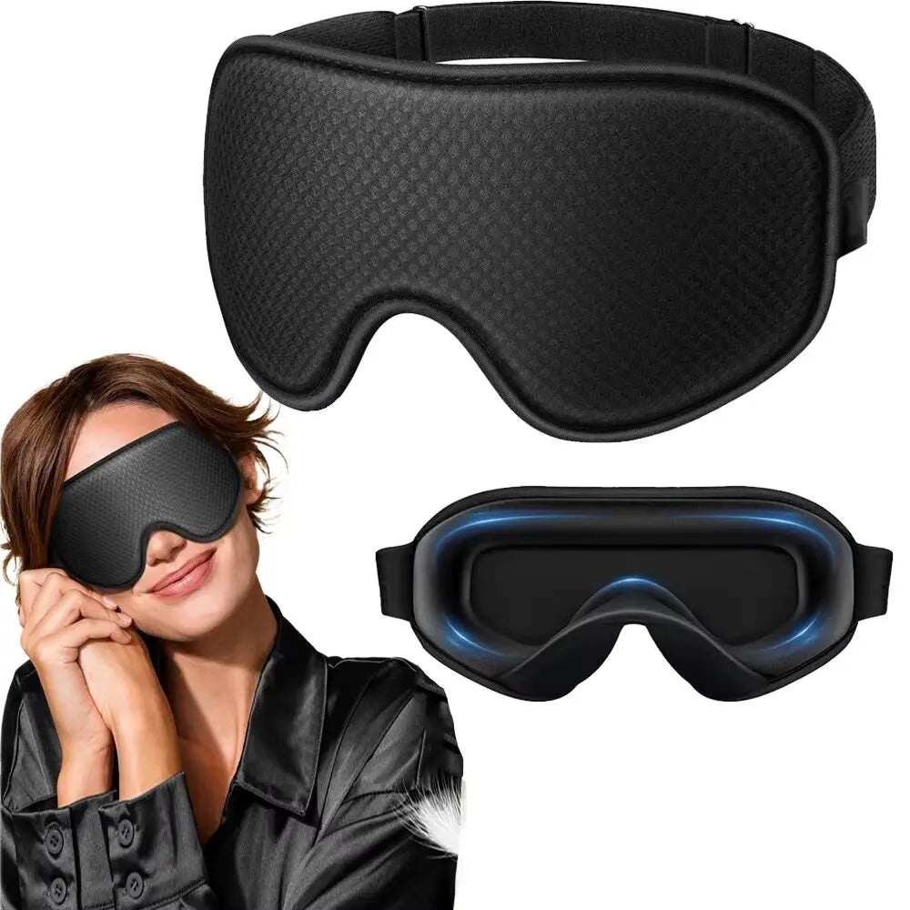 3D Blackout Sleep Mask with Adjustable Strap