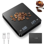 Digital Coffee Scale with Timer & LED Display
