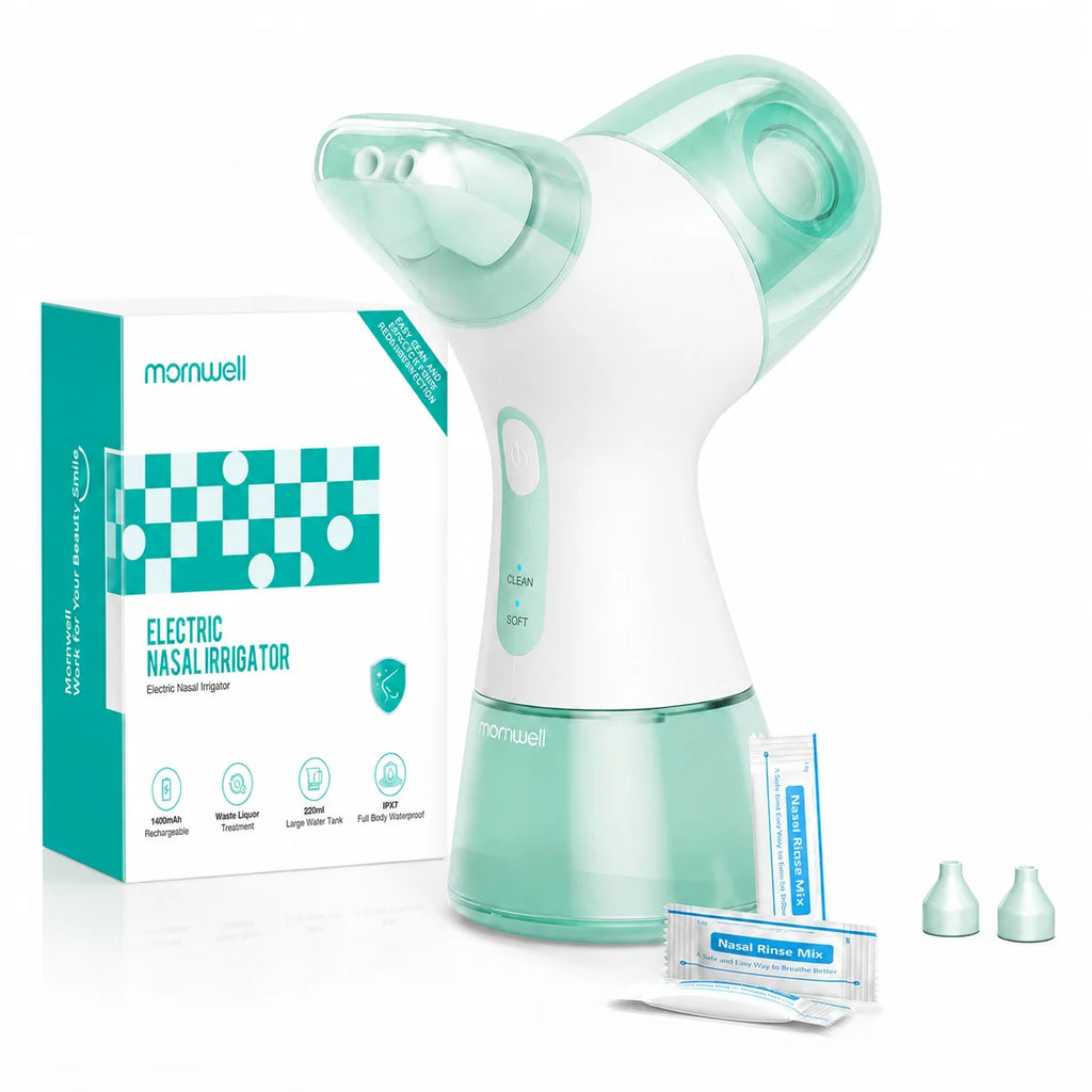 Rechargeable Nasal Irrigation System with Dual Tanks