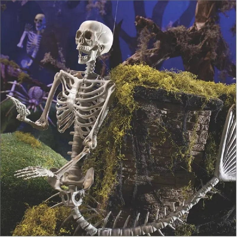80cm Mermaid Skeleton Halloween Decoration