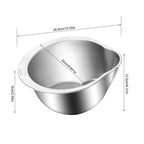 Stainless Steel Rice Washer & Strainer Bowl