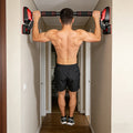 No-Drill Doorway Pull-Up Bar with Pull Straps