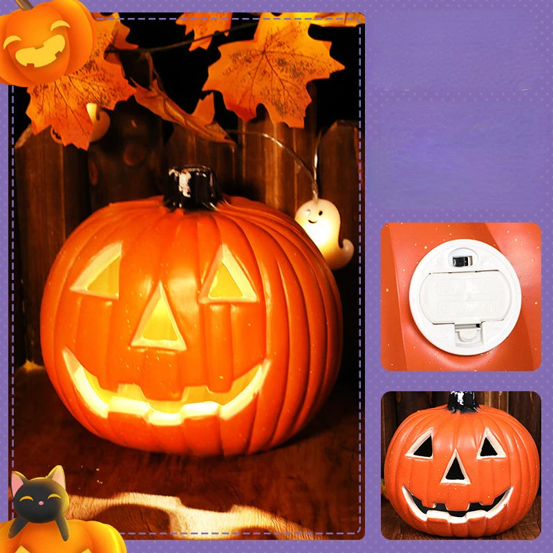 Vintage Light-Up Jack-O’-Lantern Pumpkin Decoration