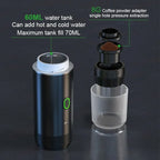 3-in-1 Portable Espresso Maker for Capsules & Ground Coffee