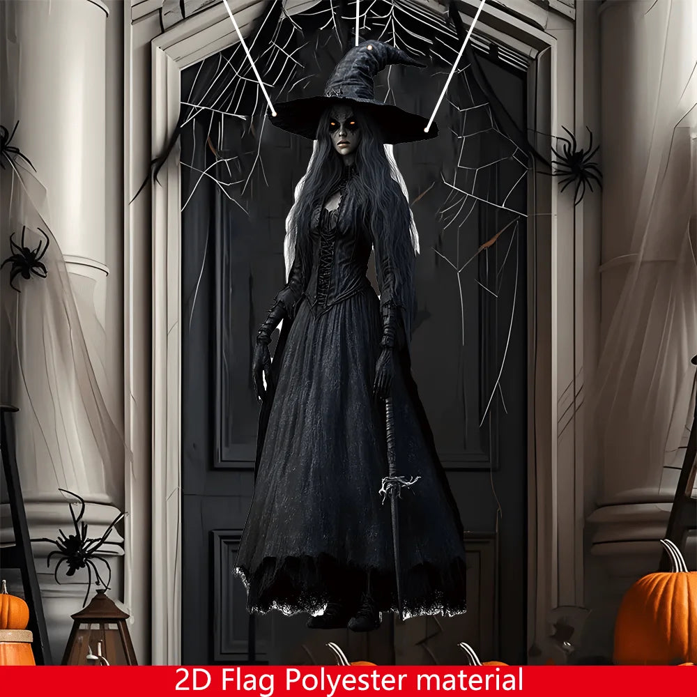 Halloween Skull Bride Backdrop