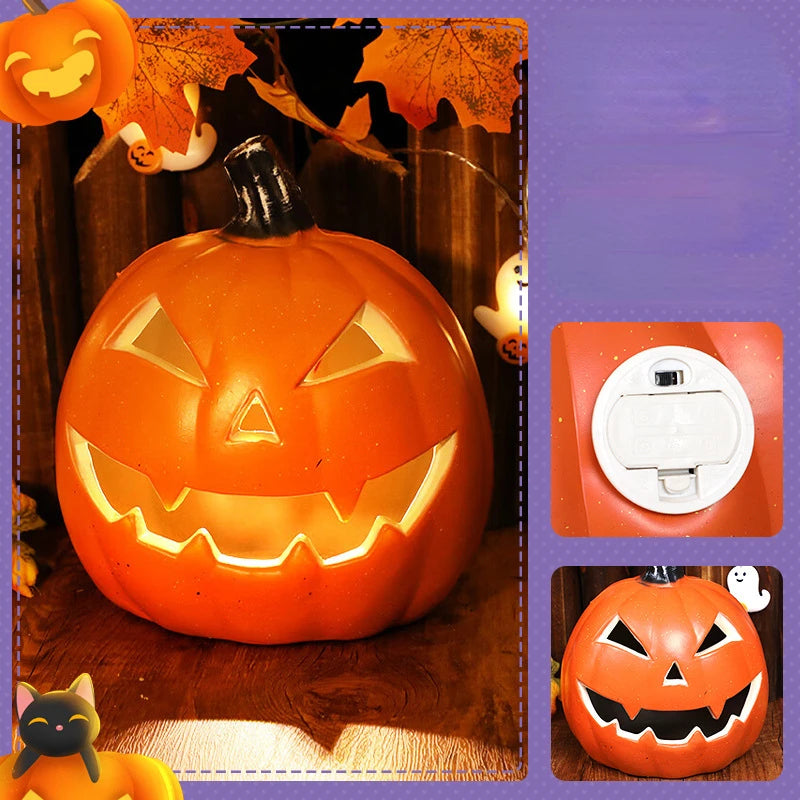 Vintage Light-Up Jack-O’-Lantern Pumpkin Decoration