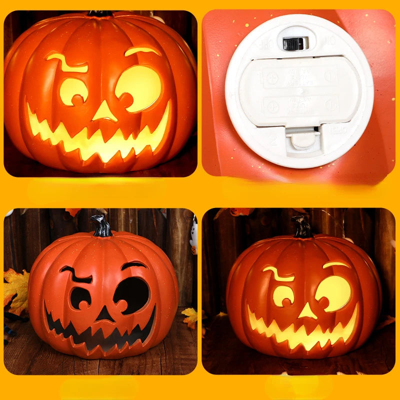 Vintage Light-Up Jack-O’-Lantern Pumpkin Decoration