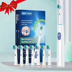 5-Mode Rechargeable Electric Toothbrush with Replacement Heads