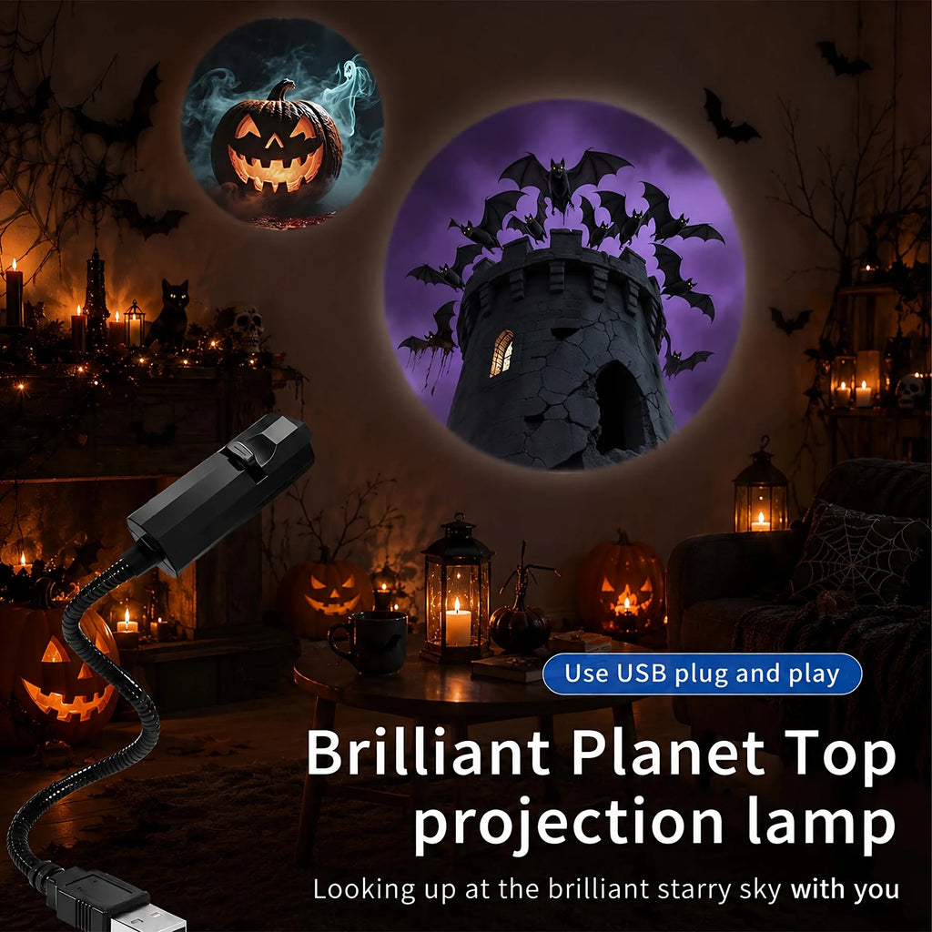 USB Halloween LED Projector Light