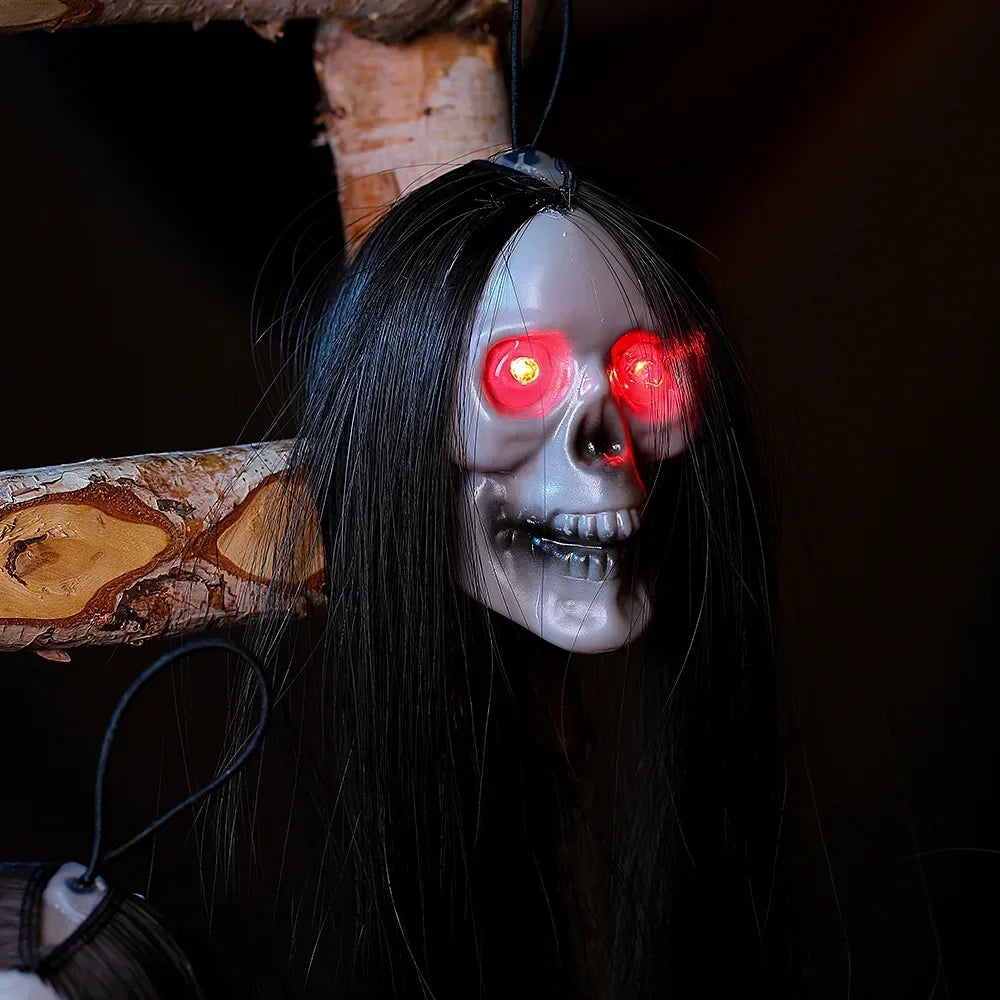 LED Hanging Ghost Skeleton Decoration