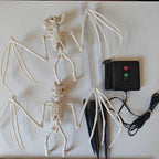Solar Halloween Bat & Skeleton Pathway Lights