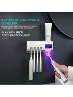 UV Toothbrush Holder & Toothpaste Dispenser